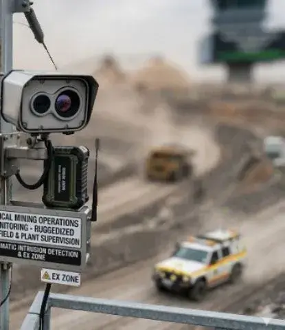 Sistema de videovigilancia IP robusta para minería y operaciones de campo
