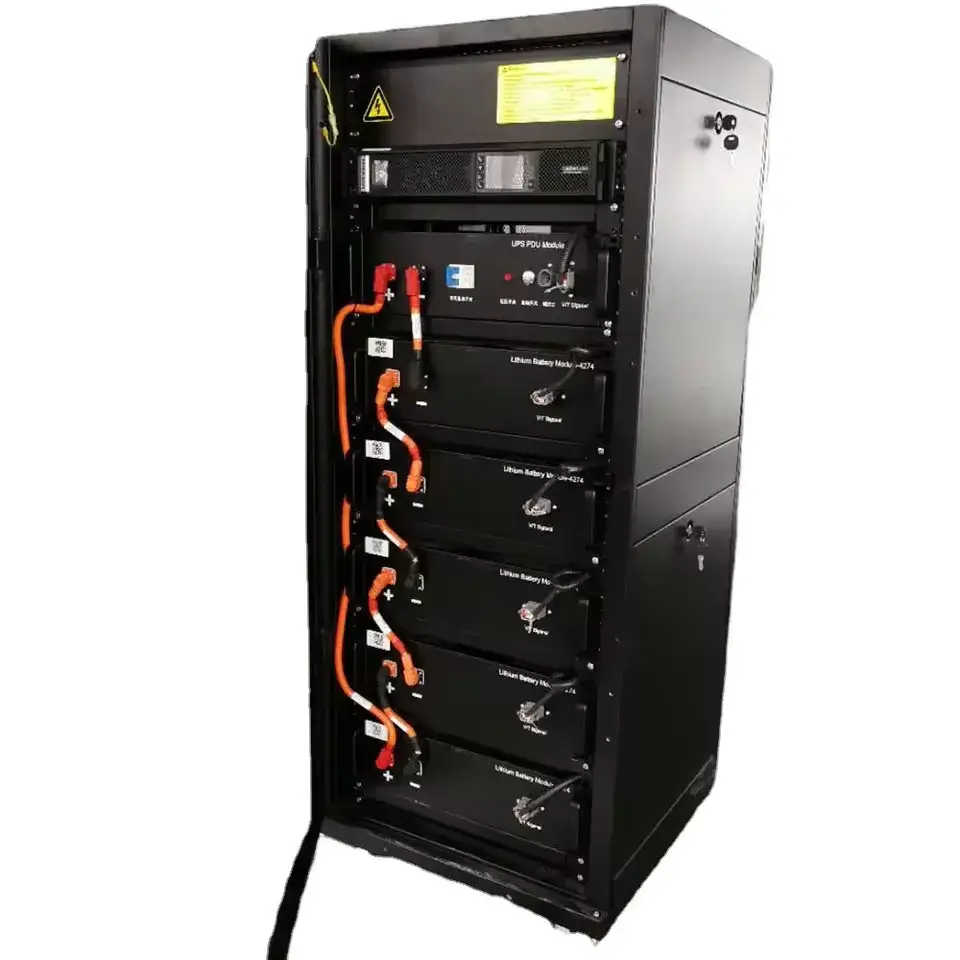Configuración de bancos de baterías DC escalables para montaje en rack o gabinete