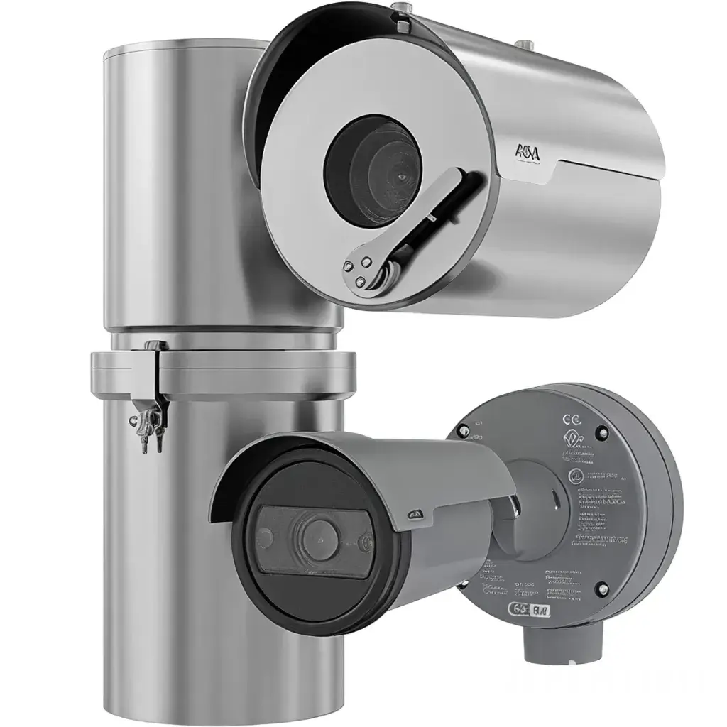 Cámara IP industrial fija tipo Bullet/Dome para áreas críticas