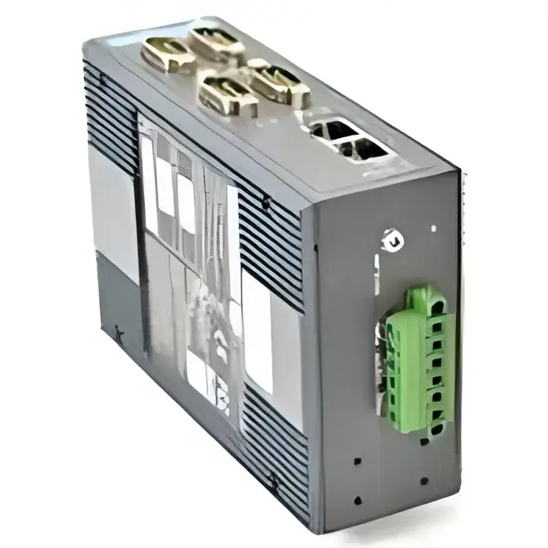 Repetidor serial industrial vista de puertos