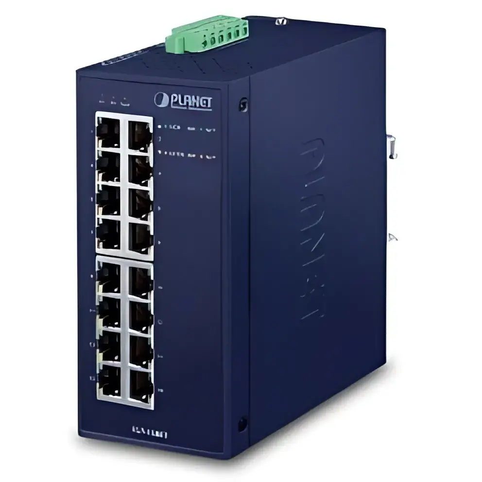 Switch Industrial L2 Unmanaged vista lateral