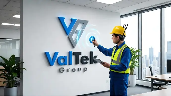 Equipo de ingenieros y especialistas de Valtek Group trabajando en soluciones industriales