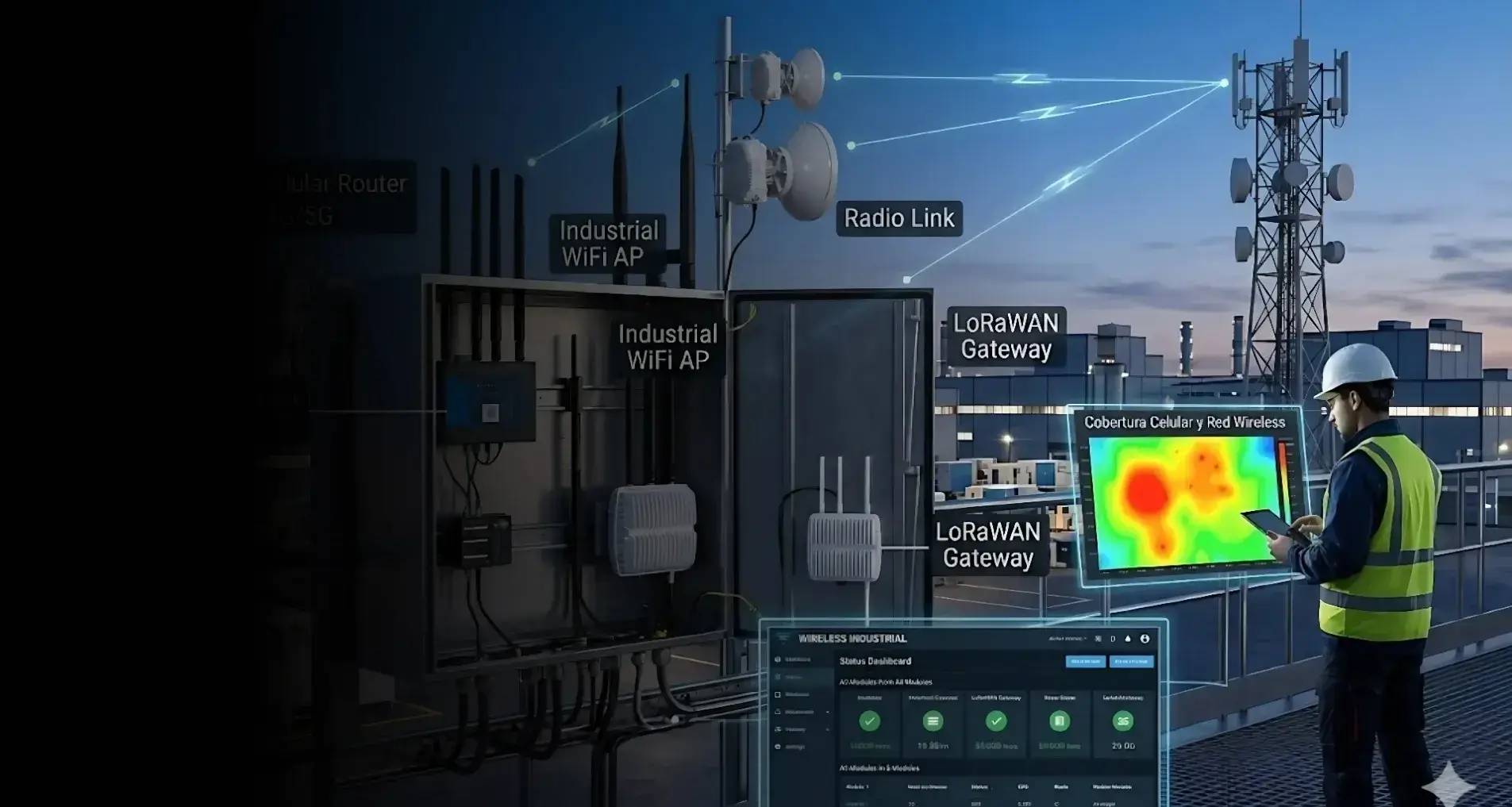 Conectividad Wireless Industrial para Minería y Petróleo